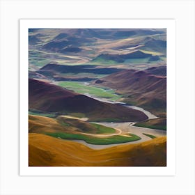 Beauty In The Land Art Print