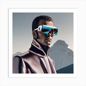 Man In Sunglasses 1 Art Print