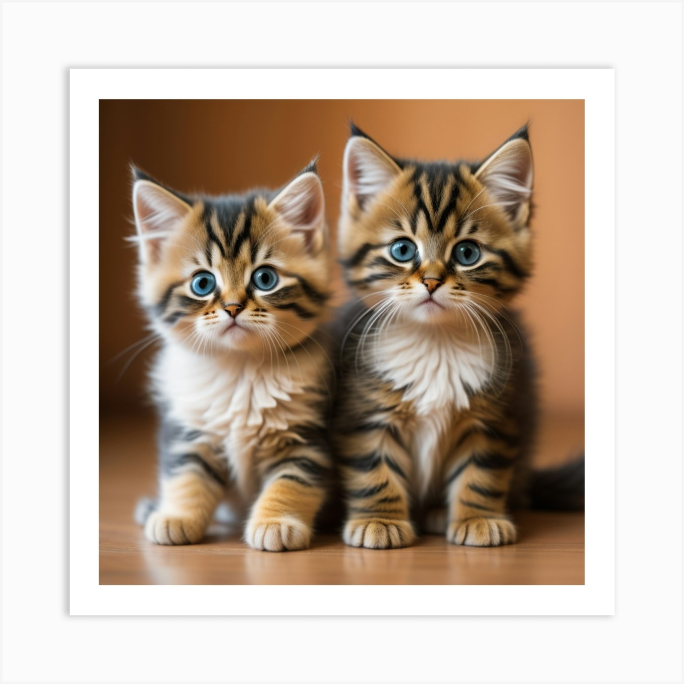 Kittens 2 Cat Print Art Print
