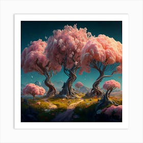 Cherry Blossoms Art Print