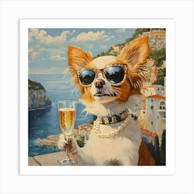 Whimsical Dogs 71 Art Print