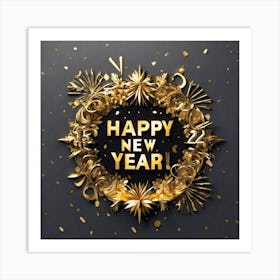 Happy New Year 138 Art Print