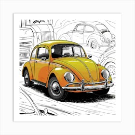 Vw Beetle 2 Art Print