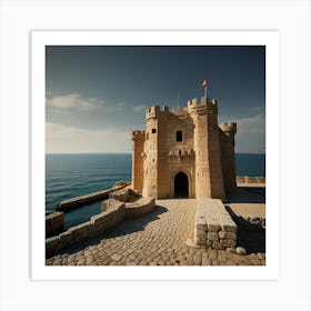 Castle By The Sea Art Print