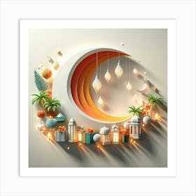 Ramadan Background 4 Art Print