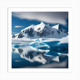 ANTARTICA SEASCAPE Art Print