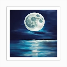 Full Moon Art Print