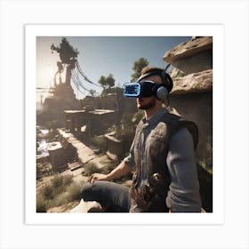 Vr Headset 25 Art Print