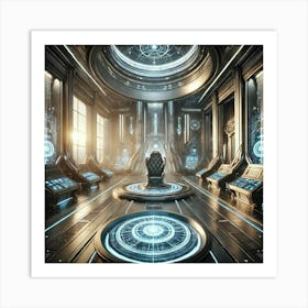 Celestial Throne Room Converted Art Print