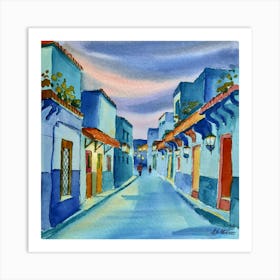 Street Scene In Guatemala Art Print