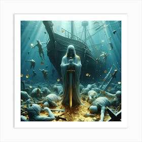 Underwater Art Art Print