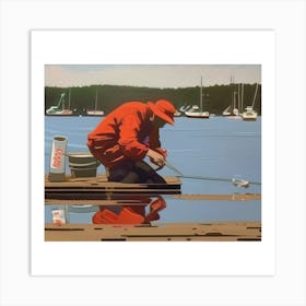 Fisherman Art Print