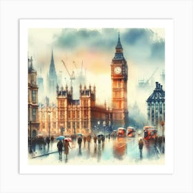 Big Ben In London : Option 2 Art Print