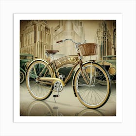 Vintage Bicycle Art Print