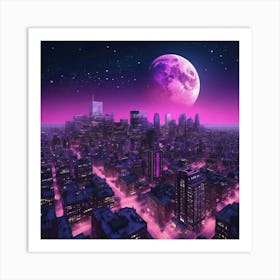 Citynight2 1 Art Print