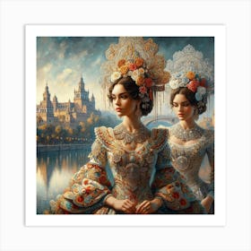 beautiful lady85 Art Print