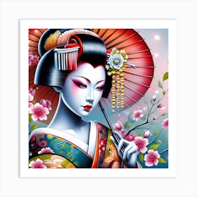 Geisha 13 Art Print