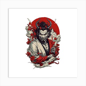 Samurai Demon Art Print