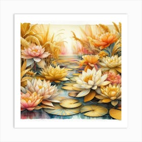 Water Lilies 2 Art Print