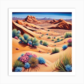 Desert Landscape 24 Art Print