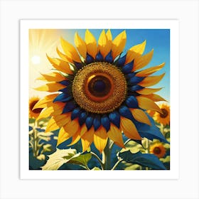 Sunflower 21 Art Print