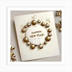 Happy New Year Art Print