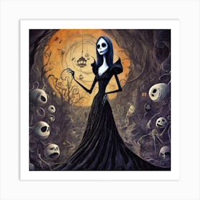 Nightmare Before Christmas 1 Art Print