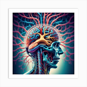 Human Brain 63 Art Print