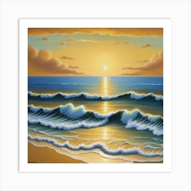 Ocean Serenity 1 Art Print