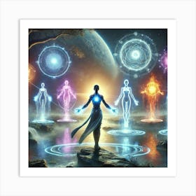 Zora Ashheart Spiritual Guidance Enhanced Art Print