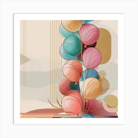 Balloons 3 Art Print