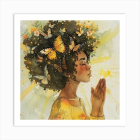 Sincere prayer Art Print