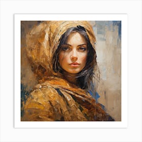 Portrait Of A Woman 1 Art Print