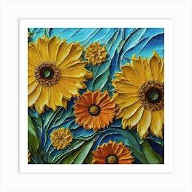 Sunflowers 8 Art Print