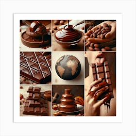 Chocolate Concept 1 Art Print