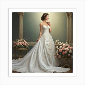 Wedding Dress 1 Art Print