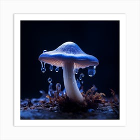 dramatic mushroom 3 Art Print