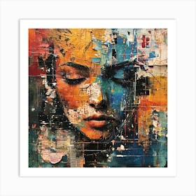 Face Of A Woman Art Print