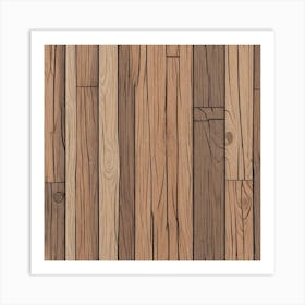 Wood Planks 8 Art Print