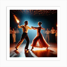 Ballroom Dancers 5 Art Print