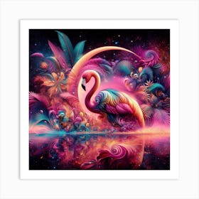 Exotic Flamigo Dream4 Art Print