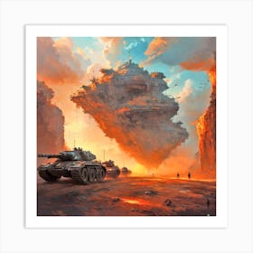 World Of Tanks 3 Art Print