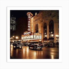 A Chicago Travel Poster Art 1 Art Print