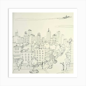 Cityscape Art Print