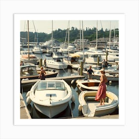 The Old Marina ~Reimagined by Hall-O-Gram Creations, HallOGram Creations, HallOGramCreations, hallogramcreations, hallogram creations 4 Art Print