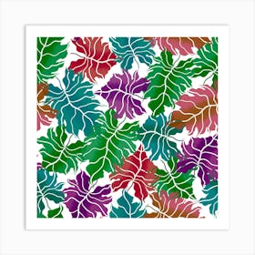 Tropic Leaves Art Print