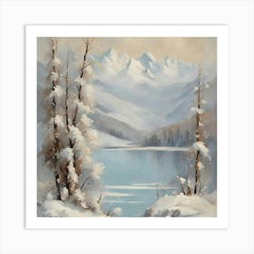 Winter Scene 11 Art Print