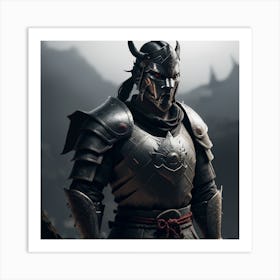 Knight In Armor Art Print