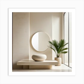 Modern Bathroom Art Print