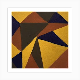 Triangles - 1x1 Art Print